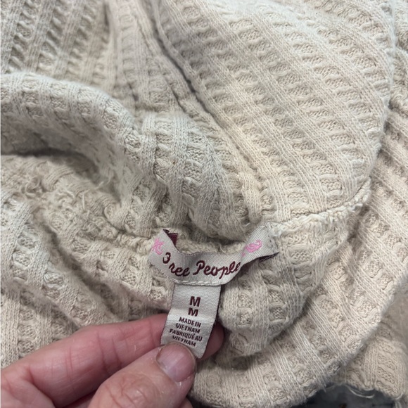 Free People Cream Cowl Neck Sweater - Picture 5 of 6